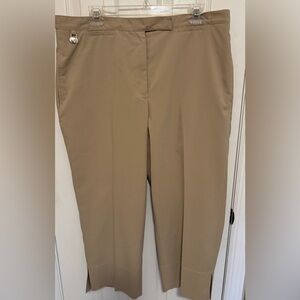 Liz Golf Kylie Cropped Tan Athletic Pants